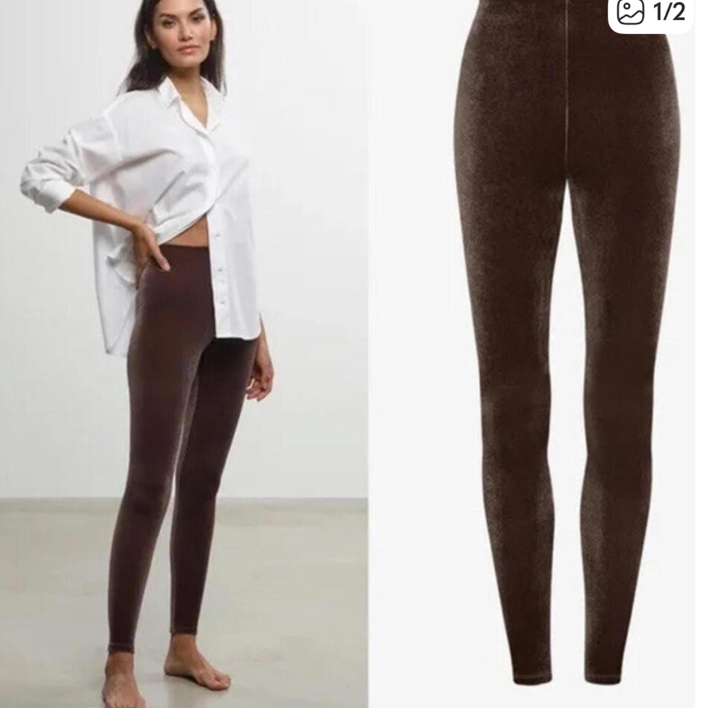 NWT Commando Velvet Leggings in Greige Size medium